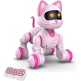 Giffy / 30 Fonksiyonlu Uzaktan Kumandalı Şarjlı Sesli Işıklı Dokunma Algılama Programlama Robot K&ouml;pek El Sens&ouml;rl&uuml; Şarjlı Işık
