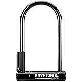 Kryptonite Lucchetto a U Keeper Standard, Lucchetto antifurto per bici, Livello di sicurezza 5/10, Progettato per un grado di