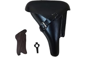 WARREPLICA WW2 P08 Funda de Color Negro w/Take Down Tool y apretones de Mano Marcado (Reproducción)