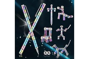 Winuoyang Fidget Pen, Magnetic Metal Pen with Stress Relief Feature, Gift Box for Men, Kids, Adults