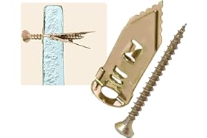 YUNLEX Hammer Drive Anchor for Plasterboard, Hammer-in Plug for Cavity Wall Fixing Plasterboard, Plasterboard Fixings & Screws, Driva Plasterboard Wall Plugs-Metal Self-Drilling Anchor (50Pcs)