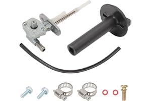 MANGWANY Zawór paliwa i dźwignia do Yamaha ATV Grizzly 350 660 Bruin 350 YFM350 YFM660 Zbiornik paliwa Zawór paliwa z kranem, wentylem i przełącznikiem 5KM-24500-10-00 1NS-F4524-00-00