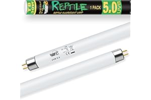 LUCKY HERP UVB Lampe Terrarium, T8 Reptilien Lampe UVA UVB 5.0 30W(90cm), UVA UVB Lampe Terrarium für Reptilien, Schildkröten, Bartagamen, Schlangen, Eidechsen und Amphibien
