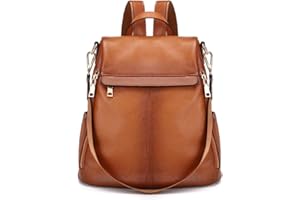 Kattee Anti-Theft Backpack for Women Genuine Leather Crossbody Bag Fashion Women Crossbody Bags