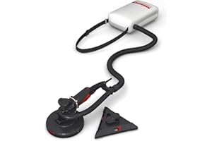 MENZER Levigatrice per Muri TSW 225 AV con Filtro Cambio Testa e Aspirazione Integrata incl. Set di Abrasivi