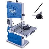 Scheppach Şerit testere HBS261 2. testere bandı dahil | 130 mm kesme y&uuml;ksekliği | 2 hız: 720 m/dak ve 1000 m/dak | paralel me