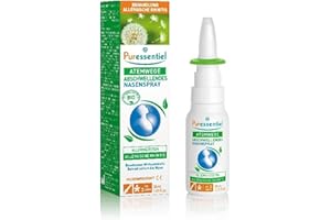 ‎PURESSENTIEL Puressentiel - Atemwege Abschwellendes Nasenspray Allergiezeiten mit ätherischen Ölen Bio- Behandlung von allergischer Rhinitis - 30 ml