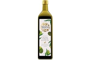 Biona Organic Extra Virgin Olive Oil, 750ml - Cold Pressed - From Organically Grown Mediterranean Olives - Rich Fruity Flavour - For Marinating and Dipping