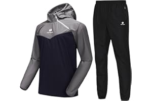 HOTSUIT Sauna Suit/Sauna Jacket Men Jacket Pants Gym Workout Sweat Suit/Sauna Jacket Tracksuit