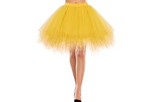 Bbonlinedress Tutu Tüllrock Petticoat Unterrock Rock 50er Vintage Ballet Blase Tanzrock Tanzkleid Ballkleid Kurz Retro