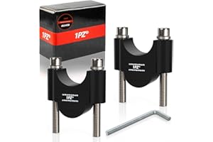 1PZ IA2-HS8 Riser per Manubrio, Morsetto per Montaggio su Riser per Manubrio in Alluminio da 7/8 Pollici Adattatore di Altezza da 28mm per ATV Moto