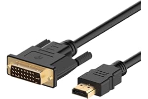 Rankie Kabel HDMI na DVI, CL3, dwukierunkowy o wysokiej prędkości, 1,8 m, czarny