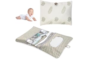 YZROHYI Bolsa Pañales Bebe Pequeña,Organizador Pañales Portátil,Bolso Cambiador Plegable,Portapañales y Toallitas Bebe,Bolsa Pañales para Viaje,Bolse de Cosméticos,Organizer Pañales Reutilizable