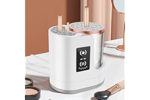 KTCINA 3-in-1 Elektrischer Make-up-pinselreiniger & Trockner Ultra Effiziente Reinigung 5 min Automatischer Stop Pinselreiniger Make Up Trocken Halten Make Up Pinsel Trockner Befreien Sie Ihre Hände