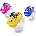 Force24 Multiuse Finger Counter Portable Hand Finger Counting Machine Digital Head Electronic Tally Counter (Pack of 3)