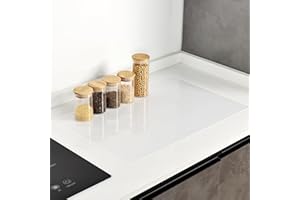 KR KITCHENRAKU KitchenRaku Tappetino Silicone, antiscivolo resistente al calore grado alimentare lavabile in lavatrice Protezion (Altamente trasparente, Spessore 1mm 120 x 40 cm)