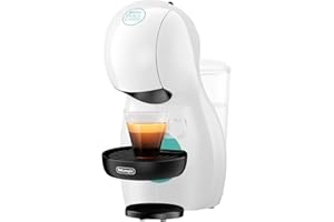DE'LONGHI Dolce Gusto EDG210.W Piccolo XS White Pod Coffee Machine, Aluminium, 1600 W