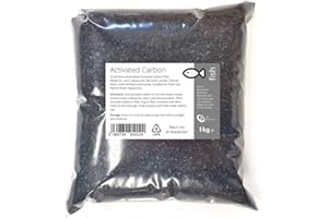 Intralabs Activated Carbon 1kg - Small Charcoal Granules Fish Tank Filter Media Aquariums