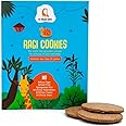 The Growing Giraffe Natural & Healthy Ragi Cookies (Tasty, Healthy & Nutritional Snacks for Everyone) without Any Added Preservatives, Artificial Flavor & Color - 160 Grams (Pack of 1)
