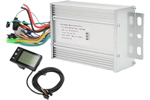 RiToEasysports Controller Motore Brushless 36V-60V 450W/500W con Kit Pannello Display LCD per Bicicletta Elettrica Scooter Elettrico