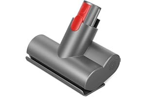 RUKHOOL Mini Turbo Spazzola per Dyson V7 V8 V10 V11 V15 Spazzola Materassi Spazzola Divano Accessori Tessuti Spazzola Piccola Testina Motorizzata per Divano Sedile Poltrona Rimuove Batteri e Allergeni