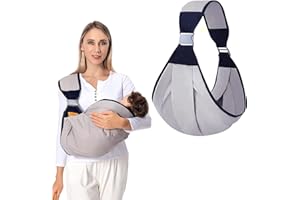 YEAHBOOM Ergo - Fascia da trasporto traspirante per neonati, neonati e bambini fino a 18 kg