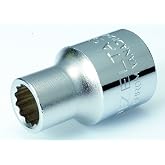 Izeltaş 1114061013 1/2" On Iki K&ouml;şe Lokma Anahtar, Krom, 13 Mm