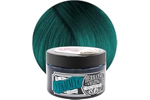 ‎HERMAN'S AMAZING DIRECT HAIR COLOR Herman's Amazing Direct Hair Color - Haarfarbe Türkis - Semi Permanent Hair Color - Conditioner Basis Haarfarbe Blau Türkis - Haartönung Blau Grün - Tammy Turquoise 115 ml