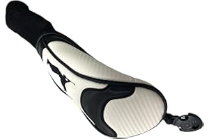 Gamola Golf Premium Universal Leatherette Black Driver Headcover with Sock (Suitable for Ping, TaylorMade, Titleist, Callaway)