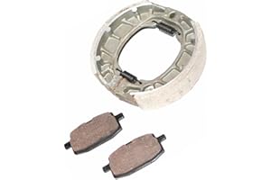 GY6-ERSATZTEILE_DE BREMSEN SET BREMSBELÄGE BREMSBACKEN für AGM BAOTIAN SPEEDY ECOBIKE ERING ADLY KYMCO JINLUN FLEX TECH QINGQI JACK FOX BENZHOU XINLING JIANGMEN HYOSUNG YIYING ZNEN CHINA ROLLER 4TAKT 50ccm