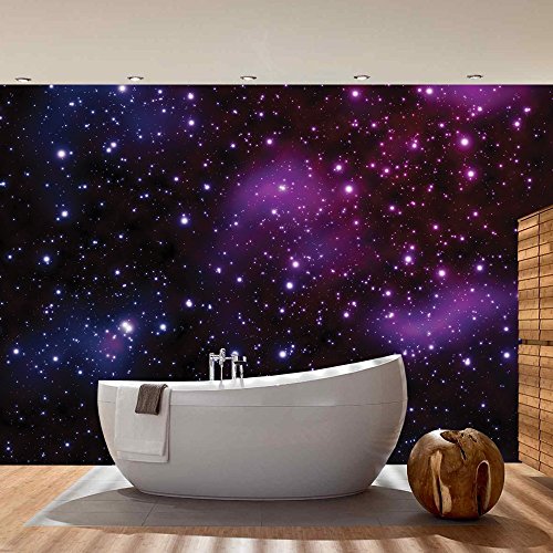 Vlies Fototapete PREMIUM PLUS Wand Foto Tapete Wand Bild Vliestapete – Galaxy Sterne Weltraum – no. 499, Größe: 300 x 210 cm Vlies - 7