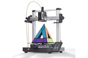 ANYCUBIC Kobra 3 V2 Impresora 3D, 600 mm/s Impresora 3D de Alta Velocidad con Cámara,Nivelación Automática Mejorada, APP Remota, Tamaño de Impresión 255x255x260mm,Instalación Mínima para Principiantes