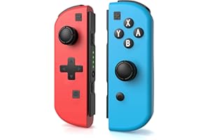 LAMPELC Wireless Controller für Switch,Ersatz L/R Joy Pad Controller für Switch mit Doppelte Vibration/Wake-up Function/Screenshot