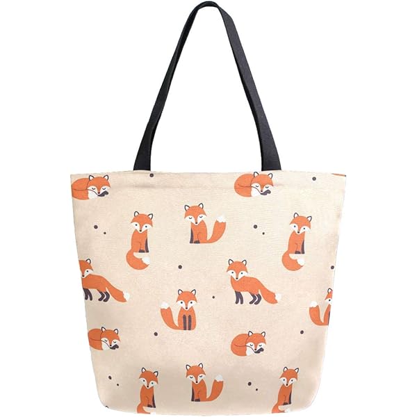 Mnsruu Sac Fourre-tout Réutilisable Pour Femme Avec Motif De