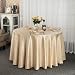 Produktbild Zzaini Jacquard Hotel Tischdecke, Affinity Skin Nicht verblasst Abwischen Tischtuch tischwäsche Florale Muster Tabelle top Protector Für Parteien Restaurant Hochzeit dekor-Beige 140x200cm(55x79inch)