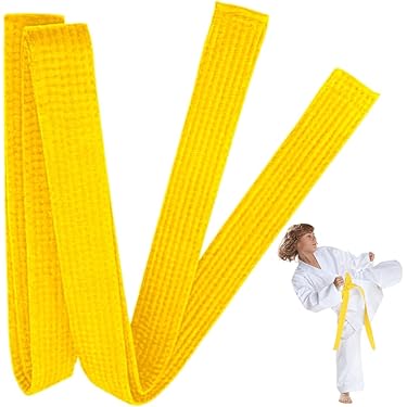 DEPICE Kampfsportgürtel - Karategürtel Judogürtel 4cm Breite Baumwolle
