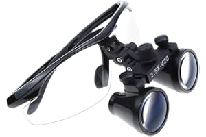 MIKE-DENTAL MIke Dental 2 5X 420 mm chirurgische Fernglas Lupe Lupe (schwarz)