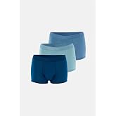 Dagi Boxer 3'l&uuml; Set Desenli Micro Modal Gri-Mavi, 4210 3'l&uuml; Desenli Micro Modal Boxer