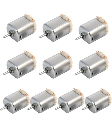 Conjunto de 10 Motores Miniatura RF-300 DC 3V a 3500 RPM: Ideal para Reparación de Juguetes Eléctricos, Mini-Ventiladores y Proyectos de Modelismo DIY con Enfoque Educativo en Conversión de Energía