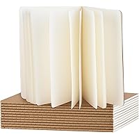 Quaderni Kraft - 48 Pezzi, Taccuini 24 Pagine, Copertina Kraft, 10,8x13,4 Cm - Foto 8