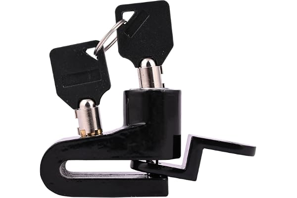 AllExtreme Mini Bicycle Motorcycle Disc Brake Lock/Disk Lock Security (Random Colors)