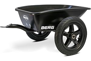 BERG Anhänger L für Pedal-Gokarts | Kinderanhänger | Spielzeug Trailer aus Kunststoff & Metall | Robustes Design | einfache Montage | Original Zubehör