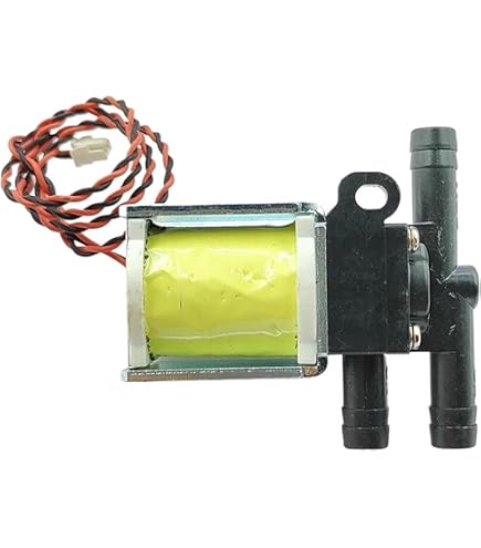 LIUCH Électrovanne Électrique Miniature 12V CC 3 Voies 2 Positions - Contrôle Débit Eau Air Robot Balayeur CJWV16-3A12A