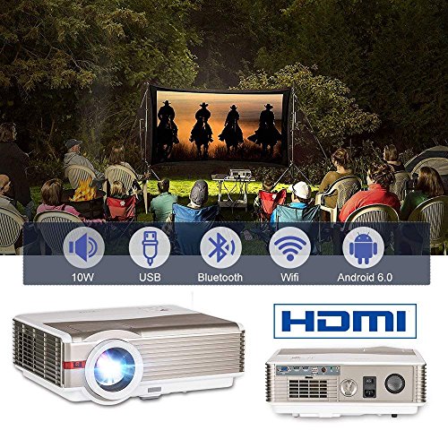 Buy Wireless Android System Projector with Bluetooth, 5000 Lumen