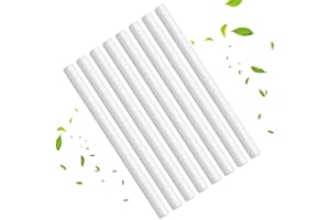 XTHROTSENK 24 Pcs Humidifier Sticks Cotton Filter Refill Sticks Replacement Filter Diffuser Refill Sticks 5.35 X 0.3 Inch Humidifiers Filter Sticks for Cool Mist Portable USB Mini Humidifier