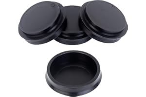 BULLDOG CASTORS Set of 4 - Castor Cups (Caster Cups) – Floor Protection - Suitable for Upto 55mm Wheel Diameter (Furniture, Appliances, etc)