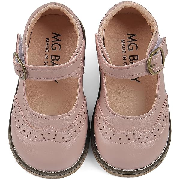 Baypods Early Days - Chaussures Premiers Pas Bébé Fille Semelle Rigide Antidérapante Fabriquées En Angleterre