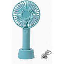 TWIREY Mini Portable USB Hand Fan Built-in Rechargeable Battery ...