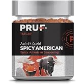 Pruf Spicy American Et &Ccedil;eşnisi / Spicy American Seasoning 160 Gr. Sağlıklı Cam Şişe