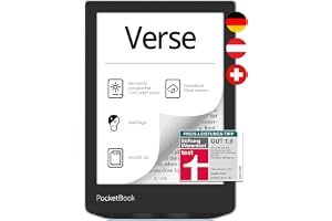 PocketBook E-bok Reader 'Verse' (tysk version) 8 GB minne (utbyggbar) 15,2 cm (6 tum) E-Ink Carta Display –